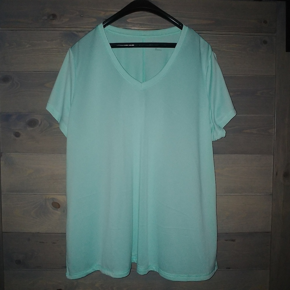 Turquoise Athletic Shirt